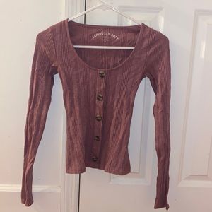 Long Sleeve Seriously Soft Button-Front Top